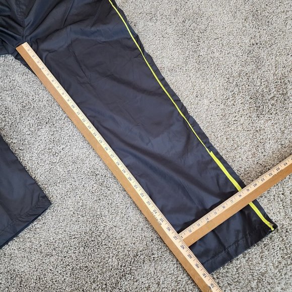 Danskin Now Pants Womens L/G 12/14 Black Elastic Waist Athletic Drawstring 35X31 - Picture 12 of 13